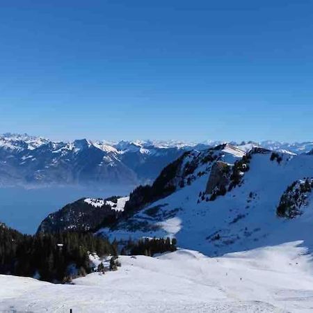 Studio Myrtilles Du Leman Vue Sur Lac Et Montagne Thollon-les-Memises Exterior photo